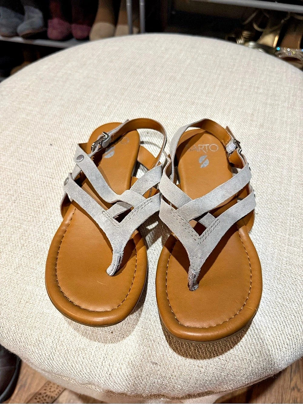 Franco Sarto A-Gretchen Leather Sandals US 6M